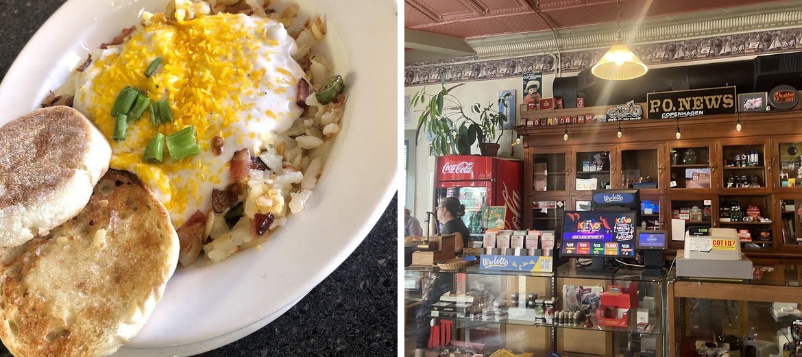 P.O. News & Flagstaff Cafe Menu