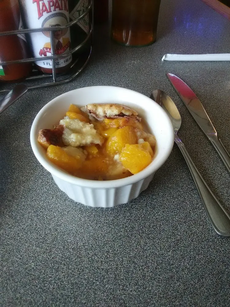 Hot Peach Cobbler