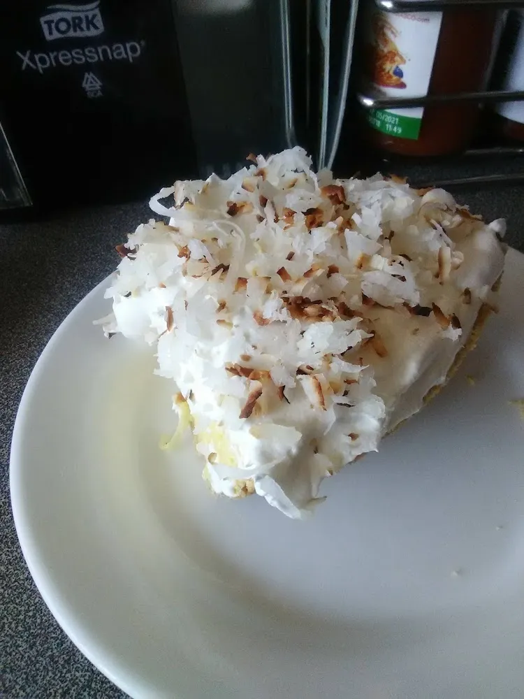 Slice of Coconut Cream Pie